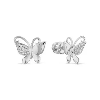 Серьги с бриллиантами Линии Любви