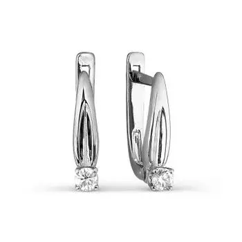 Серьги с бриллиантами Линии Любви