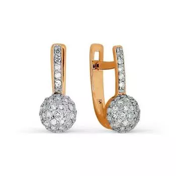 Серьги с бриллиантами Линии Любви