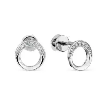 Серьги с бриллиантами Линии Любви