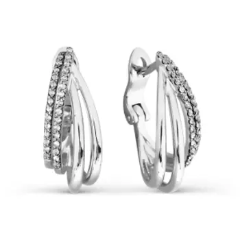 Серьги с бриллиантами Линии Любви