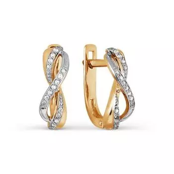 Серьги с бриллиантами Линии Любви