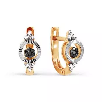 Серьги с бриллиантами Линии Любви