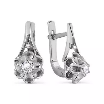 Серьги с бриллиантами Линии Любви