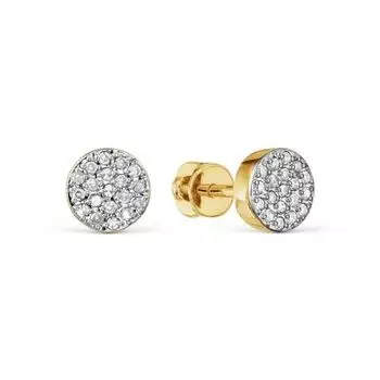 Серьги с бриллиантами Линии Любви