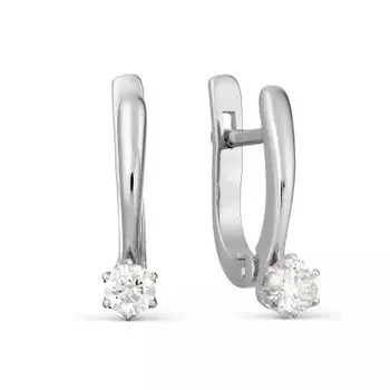 Серьги с бриллиантами Линии Любви