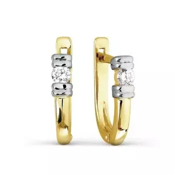 Серьги с бриллиантами Линии Любви