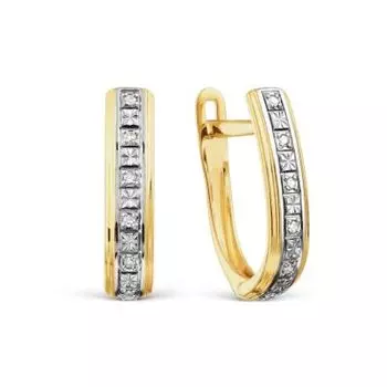 Серьги с бриллиантами Линии Любви