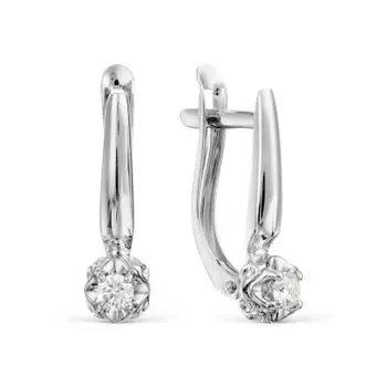 Серьги с бриллиантами Линии Любви