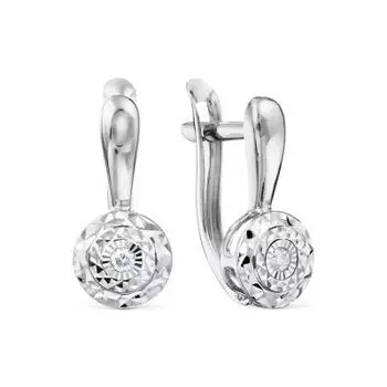 Серьги с бриллиантами Линии Любви