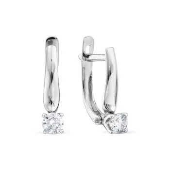 Серьги с бриллиантами Линии Любви