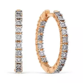 Серьги с бриллиантами Линии Любви