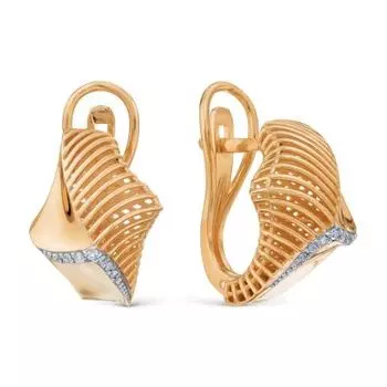 Серьги с бриллиантами Линии Любви