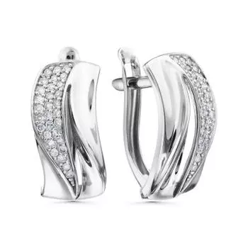 Серьги с бриллиантами Линии Любви