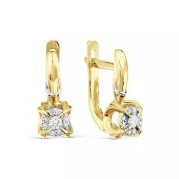 Серьги с бриллиантами Линии Любви