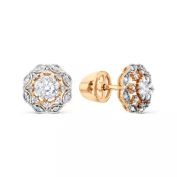 Серьги с бриллиантами Линии Любви