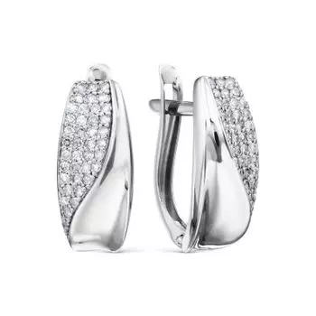 Серьги с бриллиантами Линии Любви