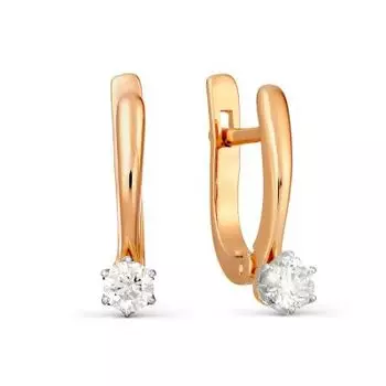 Серьги с бриллиантами Линии Любви