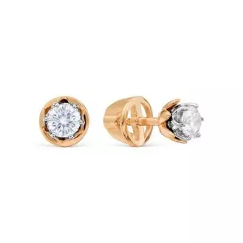 Серьги с бриллиантами Линии Любви