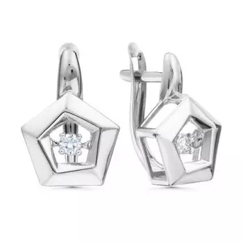 Серьги с бриллиантами Линии Любви