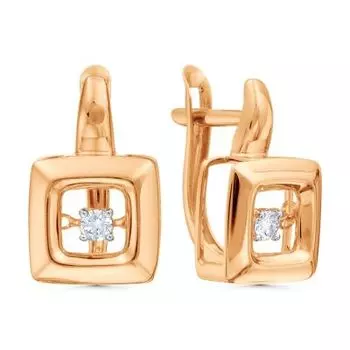 Серьги с бриллиантами Линии Любви