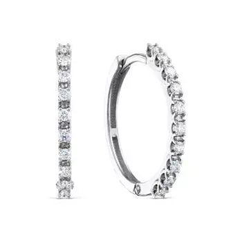 Серьги с бриллиантами Линии Любви