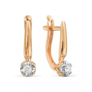 Серьги с бриллиантами Линии Любви