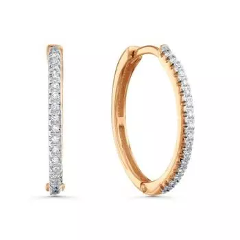 Серьги с бриллиантами Линии Любви