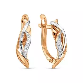 Серьги с бриллиантами Линии Любви