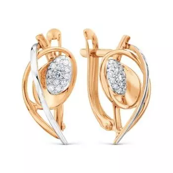 Серьги с бриллиантами Линии Любви