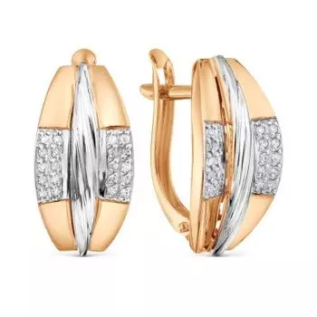 Серьги с бриллиантами Линии Любви