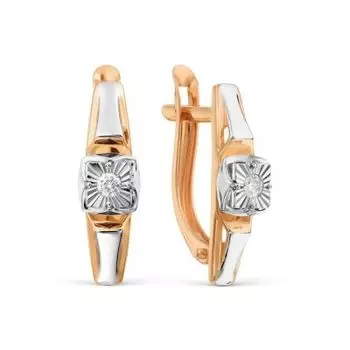 Серьги с бриллиантами Линии Любви