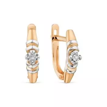 Серьги с бриллиантами Линии Любви