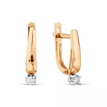 Серьги с бриллиантами Линии Любви