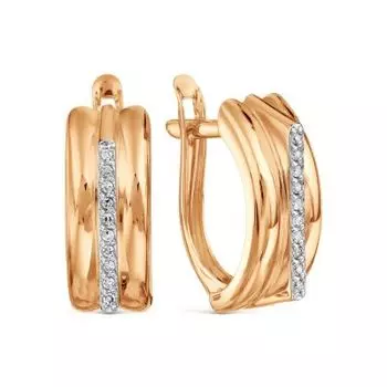 Серьги с бриллиантами Линии Любви