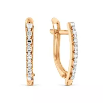 Серьги с бриллиантами Линии Любви