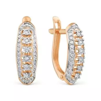 Серьги с бриллиантами Линии Любви