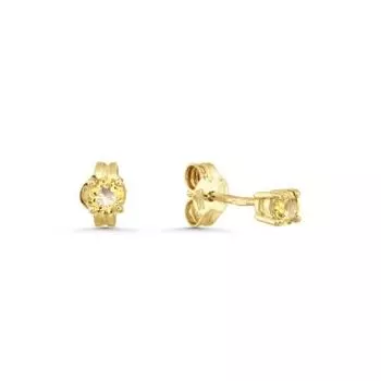 Серьги с цитринами Линии Любви