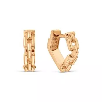 Серьги с фианитами Линии Любви