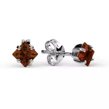 Серьги с гранатами Линии Любви