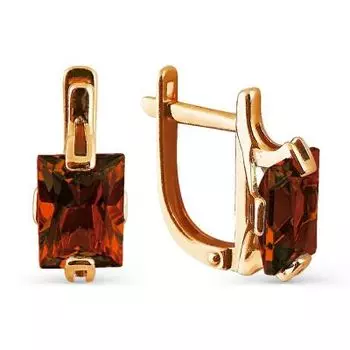 Серьги с гранатами Линии Любви