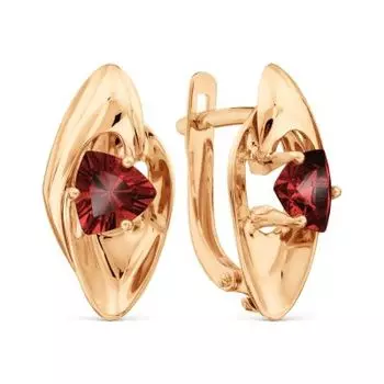 Серьги с гранатами Линии Любви