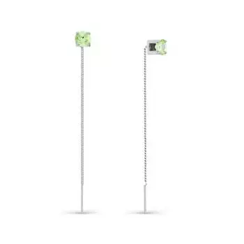 Серьги с хризолитами Линии Любви