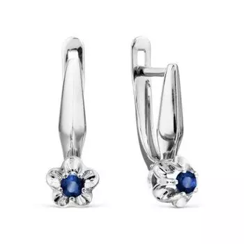 Серьги с сапфирами Линии Любви