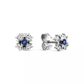 Серьги с сапфирами Линии Любви