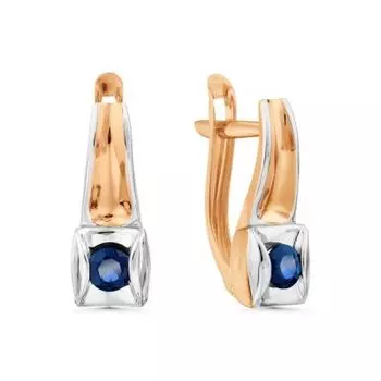 Серьги с сапфирами Линии Любви