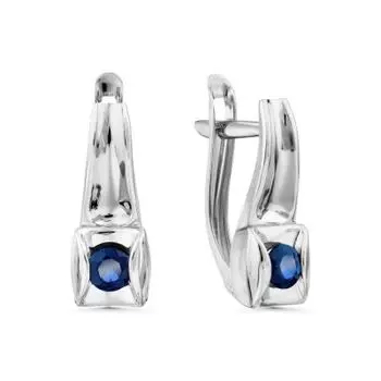 Серьги с сапфирами Линии Любви