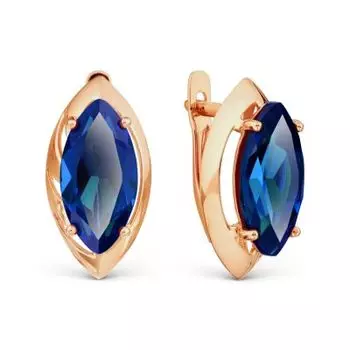 Серьги с сапфирами Линии Любви