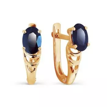 Серьги с сапфирами Линии Любви