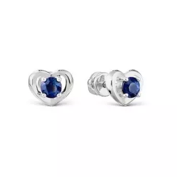 Серьги с сапфирами Линии Любви